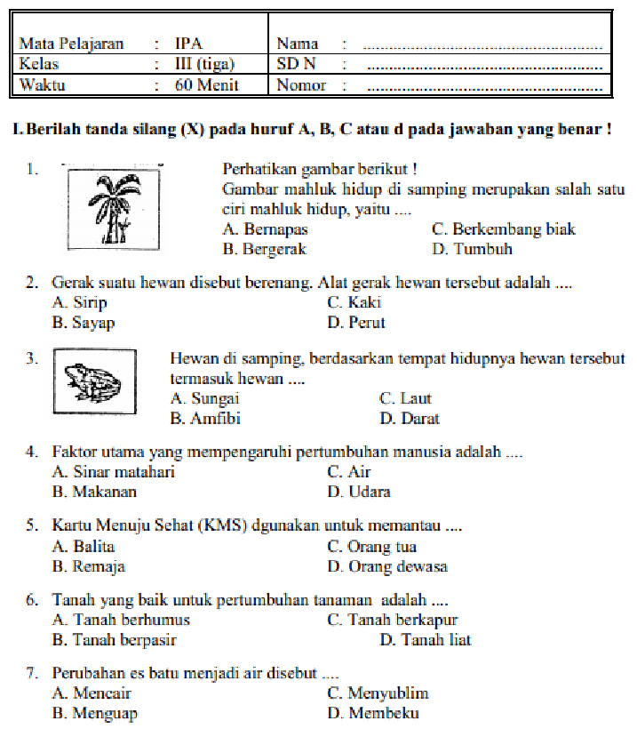 Mengupas Tuntas Soal IPA Kelas 3 SD Kurikulum 2017: Panduan Lengkap dari Nomor 1 hingga 20