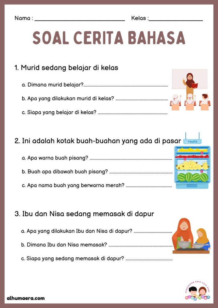 Liburan 2026? Coba 3 Soal Cerita Bahasa Indonesia Kelas 1 SD yang Bikin Anak Betah Belajar
