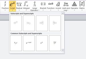 Cara Menulis Rumus Di Microsoft Word Gambar