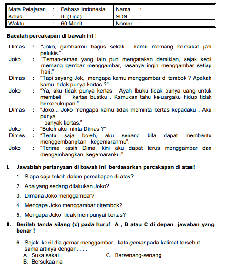 Ternyata Ini 5 Soal Essay Kelas 1 SD yang Sering Muncul di Ujian