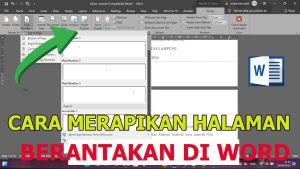 cara merapikan halaman di word yang berantakan - YouTube
