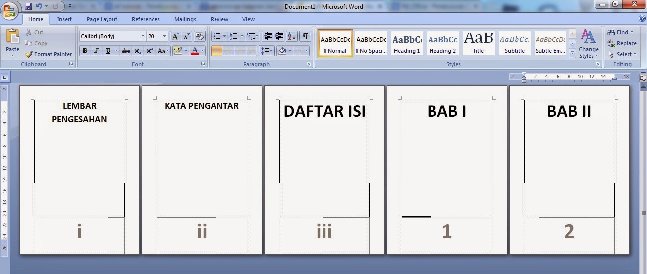 80 Cara Memberi Halaman Pada Makalah Word Terbaru 80 Cara Memberi Halaman Pada Makalah Word Terbaru