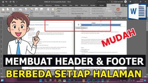 Cara Membuat Header dan Footer Berbeda Tiap Halaman di Word - YouTube