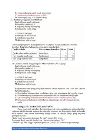 Latihan Soal TKA B Indonesia Paket 1 pdf Latihan Soal TKA B Indonesia Paket 1 pdf