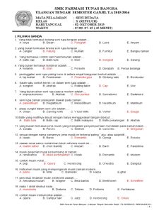 Contoh Soal Seni Budaya Kelas 11 Semester 2 Dalchaebi