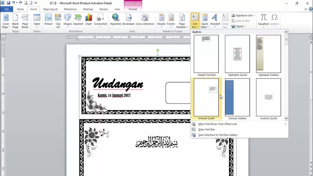 7 Cara Membuat Undangan Pengajian di Microsoft Word Ternyata Semudah Ini