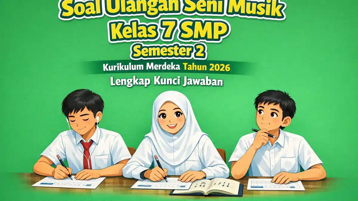 Soal PAT SAT UAS Seni Musik Kelas 7 SMP Semester 2 Kurikulum Merdeka