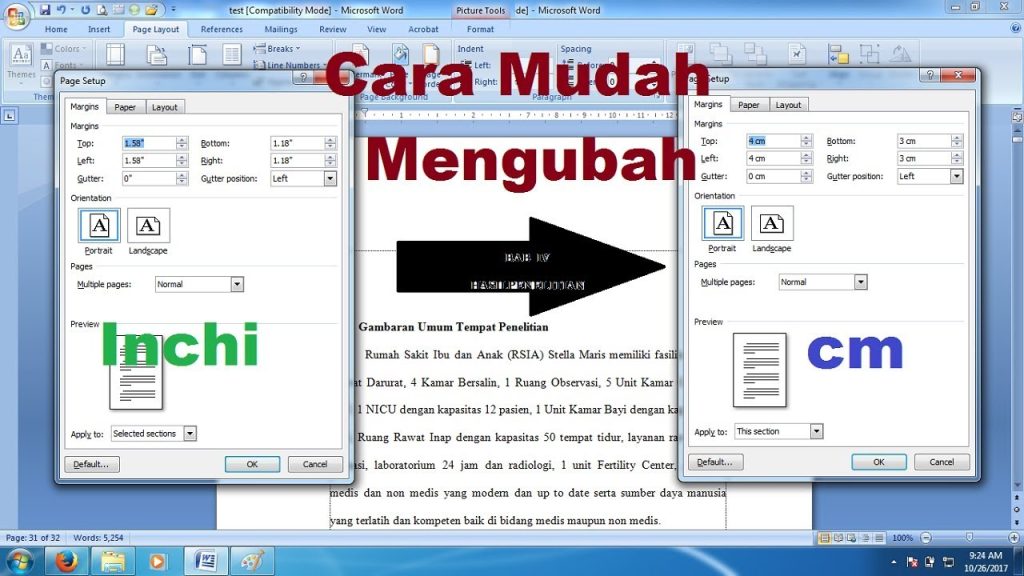 Cara Mengubah Margin Inchi ke Cm Word 2010 Ternyata Semudah Ini, Wajib Tahu Sebelum Naskah Ditolak