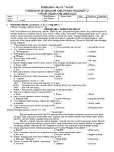 Mengoptimalkan Pembelajaran Bahasa Jawa Kelas 2 Peran Krusial Bank