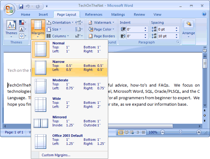 3 Cara Praktis Mengatur Spasi di Word Ternyata Semudah Ini, Plus Cara Mengubah Margin MS Word 2007 yang Jarang Diketahui