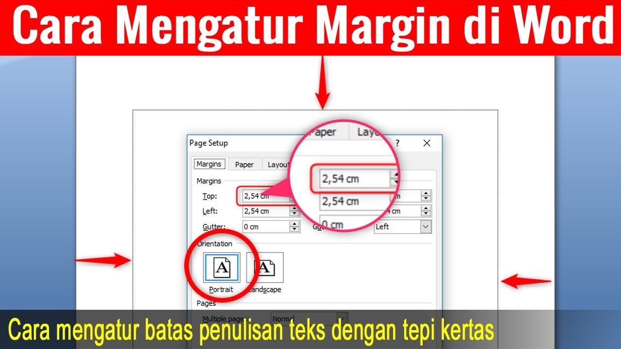 Tutorial Cara Mengatur Ukuran Margin Dan Kertas F4 Di Ms Excel Youtube