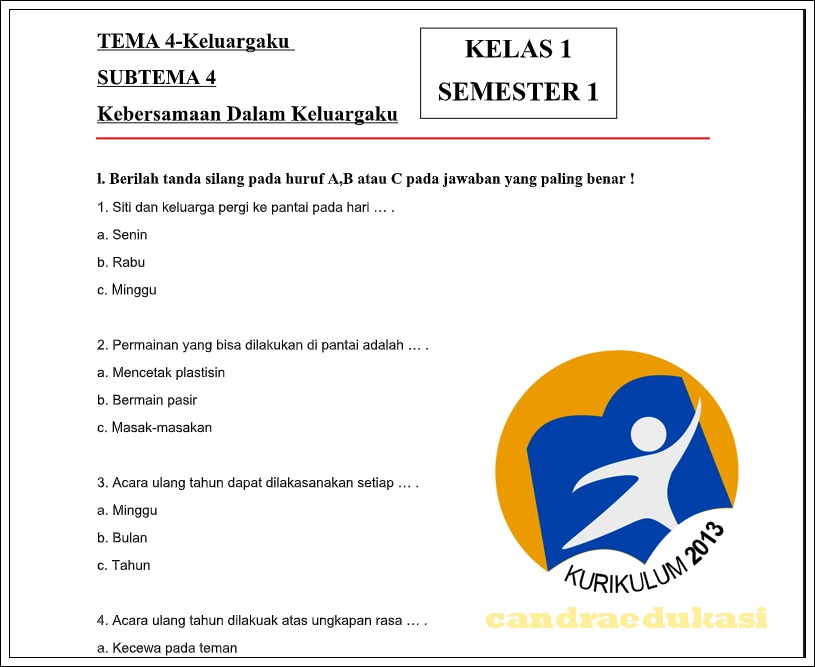 7 Rahasia Kumpulan Soal Tematik Kelas 1 Tema 4 yang Anak Cepat Menguasai Bahasa Inggris