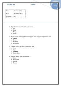 Contoh Soal Dan Jawaban Ktsp Kelas Xi - Soal Jawaban