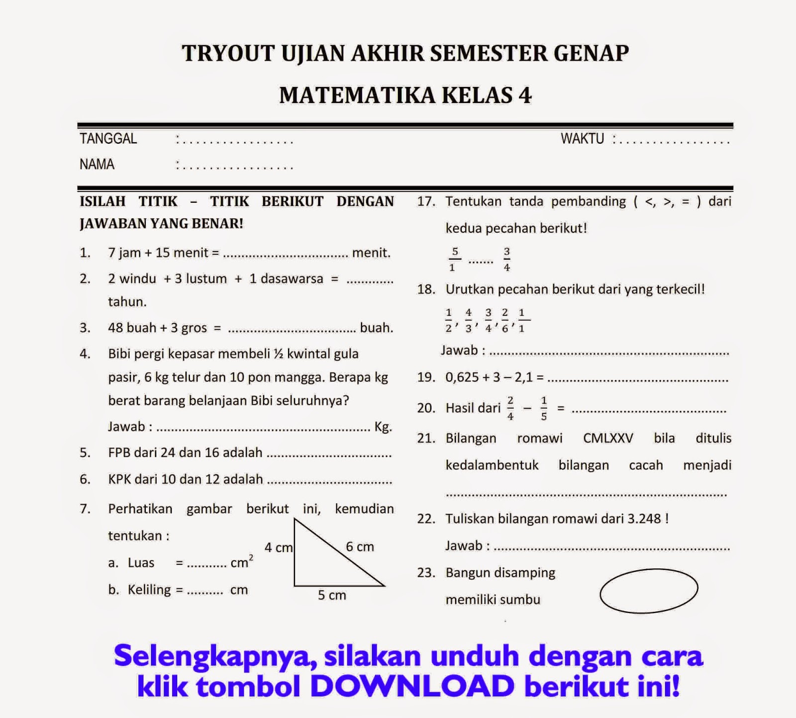 Terbukti! 5 Cara Memanfaatkan Kumpulan Soal Tematik 4 Kelas 2 untuk Nilai Tinggi Ujian