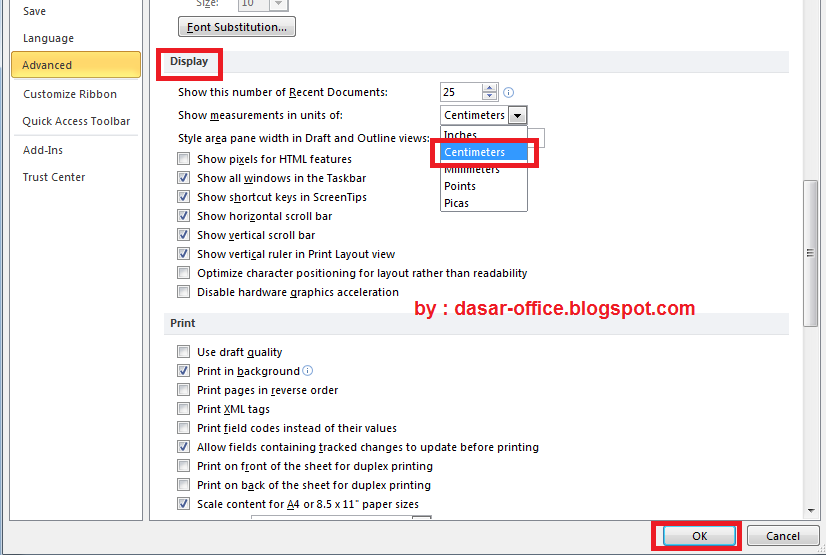 Terbukti 5 Langkah Mudah mengubah satuan cm di word 2010 Sebelum Deadline Besok