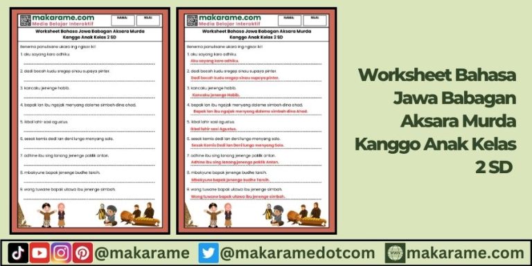 Ternyata Ini Dia Contoh Soal Bahasa Jawa Kelas 2 SD Kurikulum 2013 yang Sering Muncul di Ujian Ternyata Ini Dia Contoh Soal Bahasa Jawa Kelas 2 SD Kurikulum 2013 yang Sering Muncul di Ujian