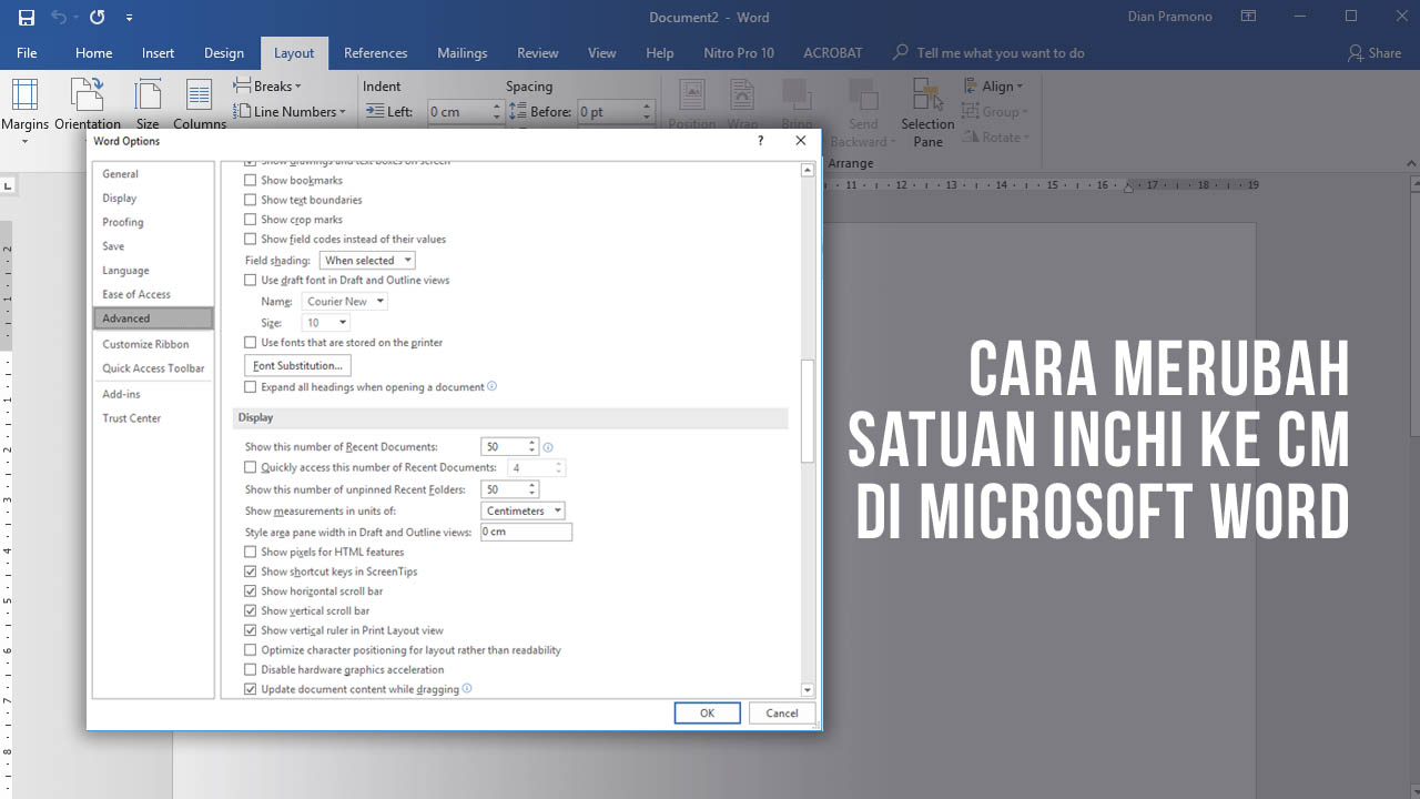 Ternyata Selama Ini Salah! 3 Cara Cepat Mengubah Satuan Inchi ke Cm di Word 2010 untuk Ukuran Kertas F4