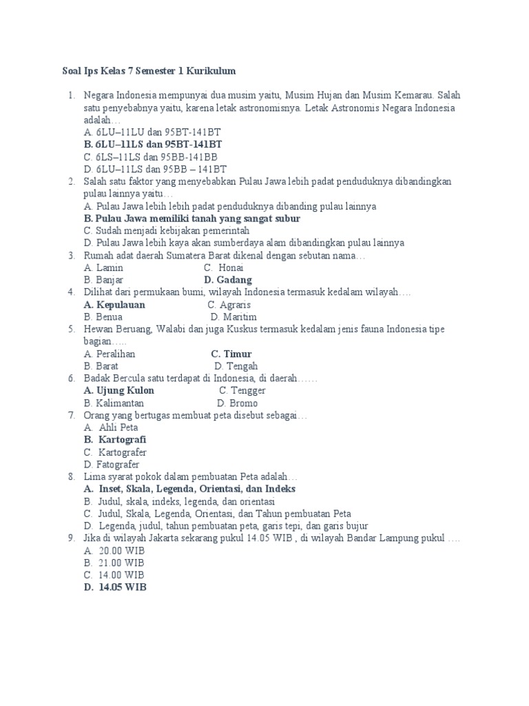 7 Contoh Soal Mid Semester 1 Kelas 8 IPS yang Wajib Kamu Kuasai Sebelum Ujian! 7 Contoh Soal Mid Semester 1 Kelas 8 IPS yang Wajib Kamu Kuasai Sebelum Ujian!