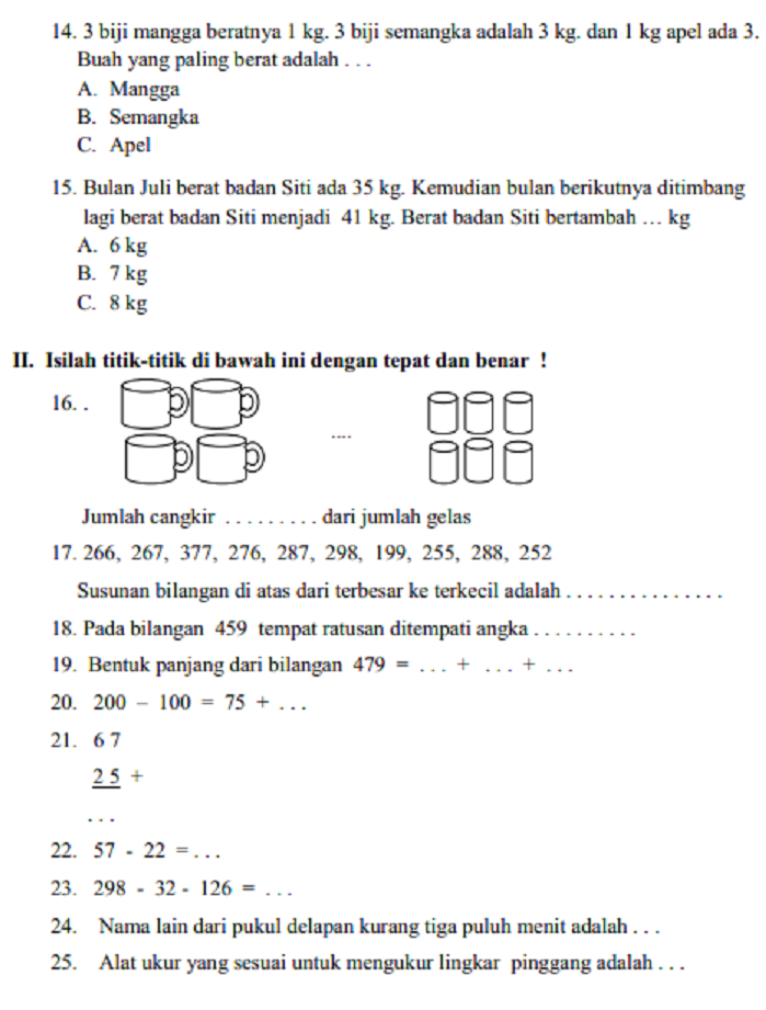 Rahasia Sukses Menjawab Soal Tematik Kelas 2 Tema 2 Subtema 4 Juragan Les Terbaru Rahasia Sukses Menjawab Soal Tematik Kelas 2 Tema 2 Subtema 4 Juragan Les Terbaru