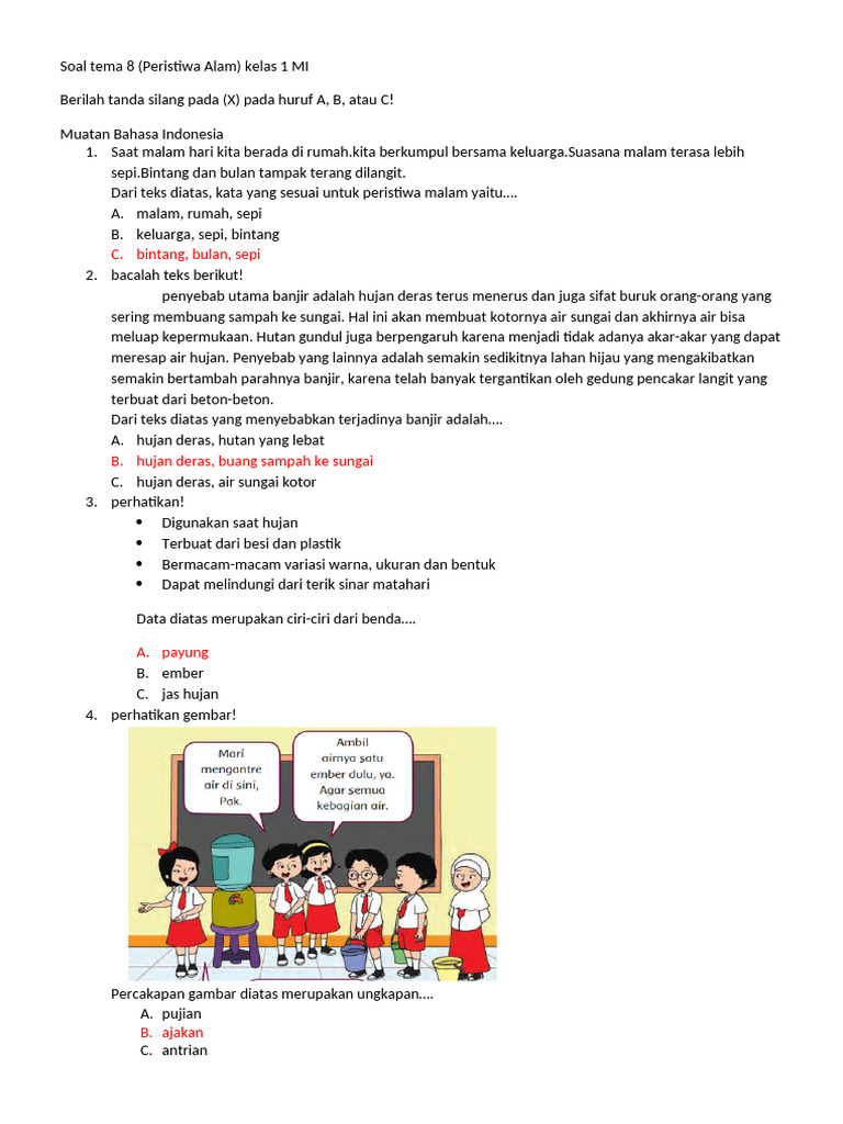 Rahasia Cepat Paham Soal Tematik Kelas 1 Tema 8 Subtema 4 Semester 2 yang Wajib Tahu Rahasia Cepat Paham Soal Tematik Kelas 1 Tema 8 Subtema 4 Semester 2 yang Wajib Tahu